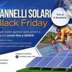 Impianto fotovoltaico completo, offerta black friday del 15 novembre 2024 con pannelli fotovoltaici